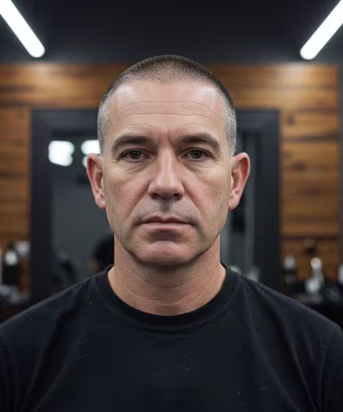 Corte de cabelo masculino raspado